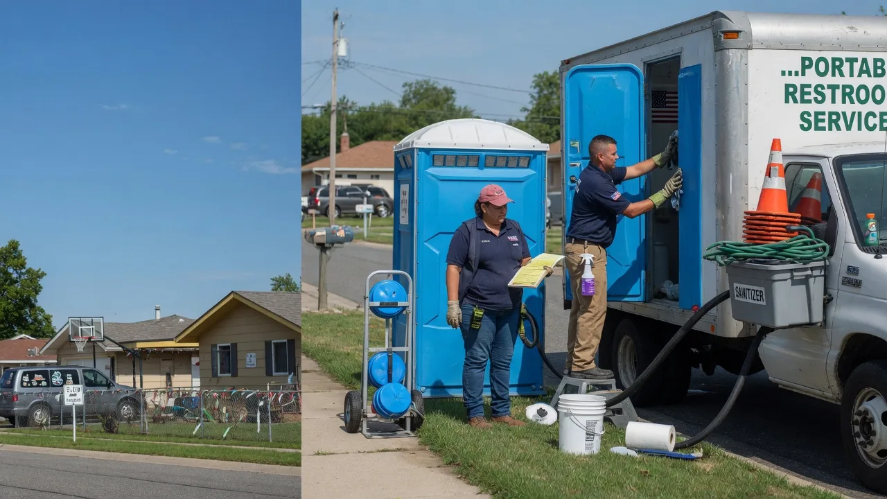 Portable Toilet Rental in Waggoner, IL near me